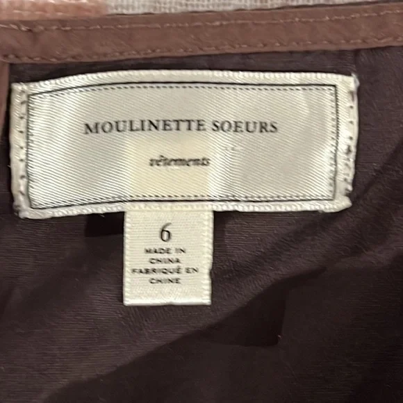 Moulinette Soeurs Brown dress with ruffles. - Picture 6 of 6